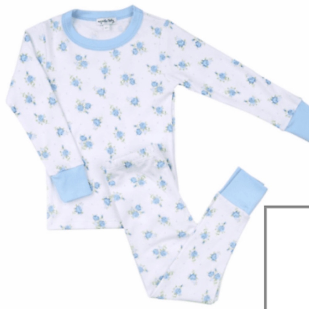 Magnolia Baby Anna's Classics Long Pajamas pima cotton
